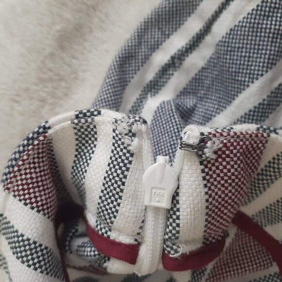 Free People Striped Ankle Pants - Pink, Gray, White - Picture 8 of 13